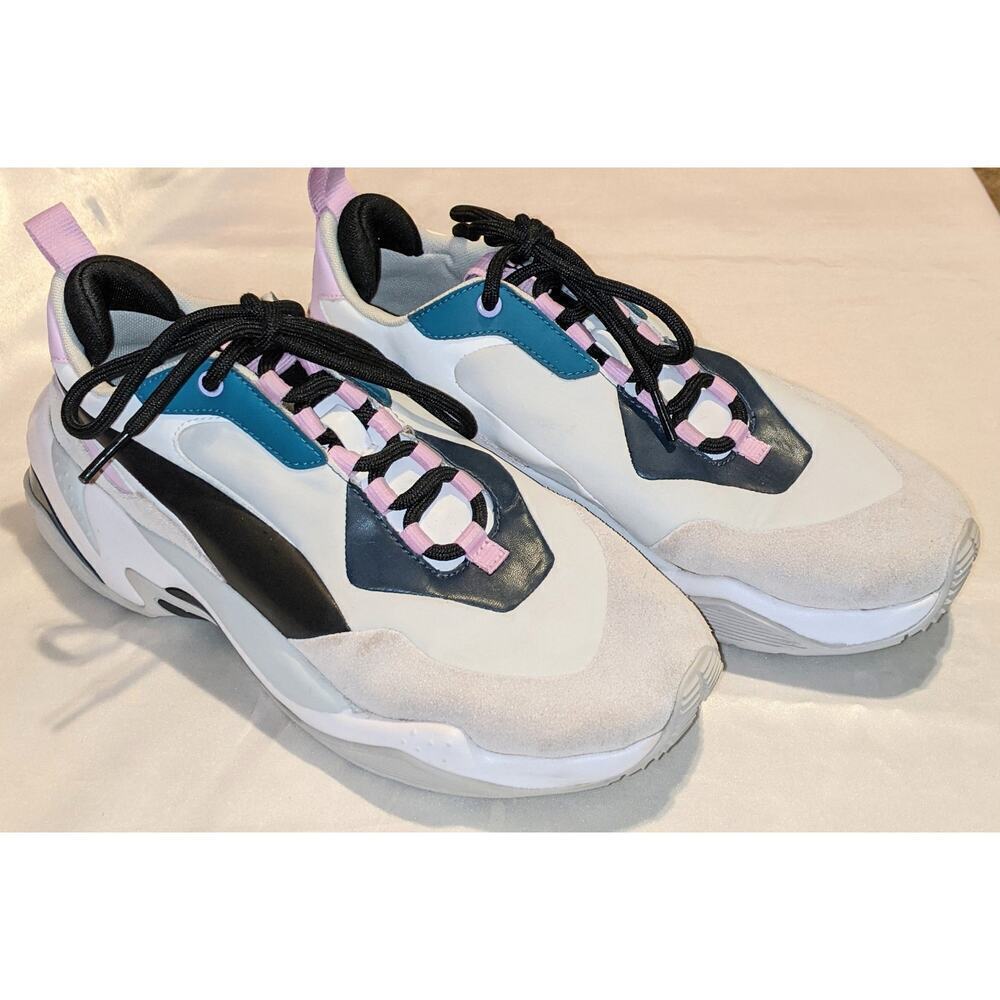 Puma Thunder Rive Droite Womens Sneakers 369452-01 Deep Lagoon/Orchid Bloom 10